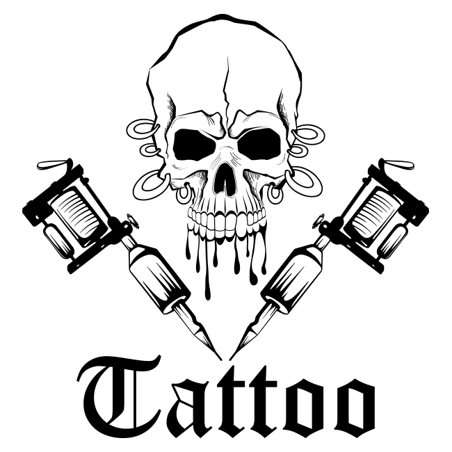 eXc Skull Logo Tattoo 5cm - eXtremeclothing.eu