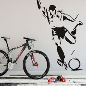 Wall Decal soccer player
