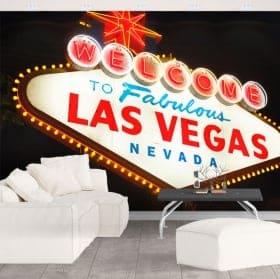 Wall murals Las Vegas Sign