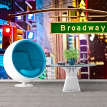 Wall murals Broadway New York sign