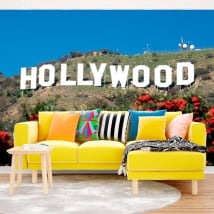 Vinyl wall murals Hollywood sign
