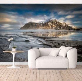 Vinyl mural islands lofoten norway