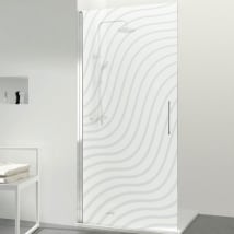 Vinyls for shower screens ripples