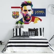 Vinyl lionel messi barcelona football