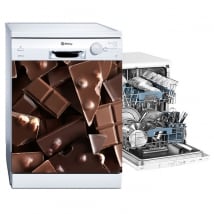 Decorative vinyl dishwasher chocolates