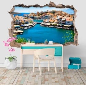 Vinyl greece agios nikolaos island of crete