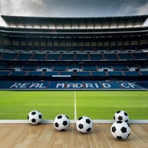 Wall murals real madrid football stadium