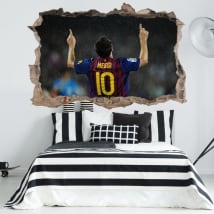 Vinyl barcelona lionel messi 3d