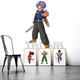 Vinyl adhesives and stickers dragon ball trunk