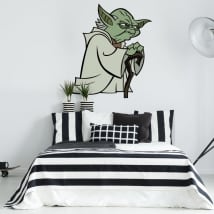 Adhesive vinyl and stickers yoda star wars