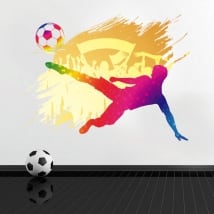 Vinyl and stickers soccer decoration