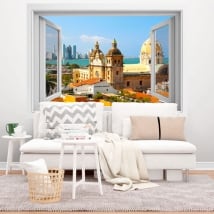 Vinyl window cartagena de indias colombia 3d