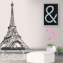 Vinyl and stickers paris eiffel tower