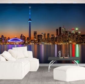 Vinyl wall murals canada colors sunset
