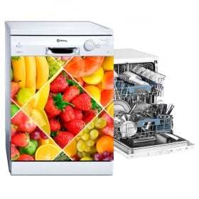 Vinyl and stickers fruits dishwasher decoration