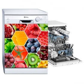 Decorative vinyl for dishwashers