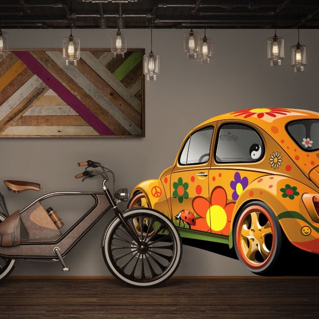 Decorative Vinyl And Stickers Volkswagen Beetle