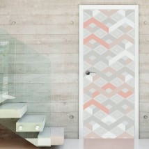 Adhesive vinyl doors and cabinets retro pop style