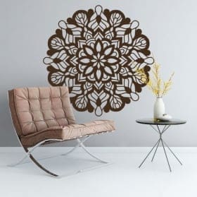Decorative vinyl indian mandala