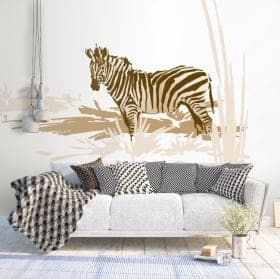 Vinyl children's rooms zoo animals