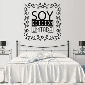 Decorative vinyl phrases limited edition