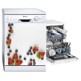 Decorative vinyl fruits for dishwashers
