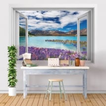 Vinyl windows lake tekapo new zealand 3d