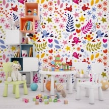 Vinyl wall murals natural joy