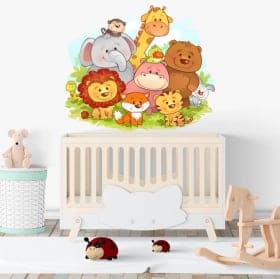 Decorative vinyl and stickers children's animals
