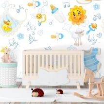 Vinyl wall murals for baby rooms