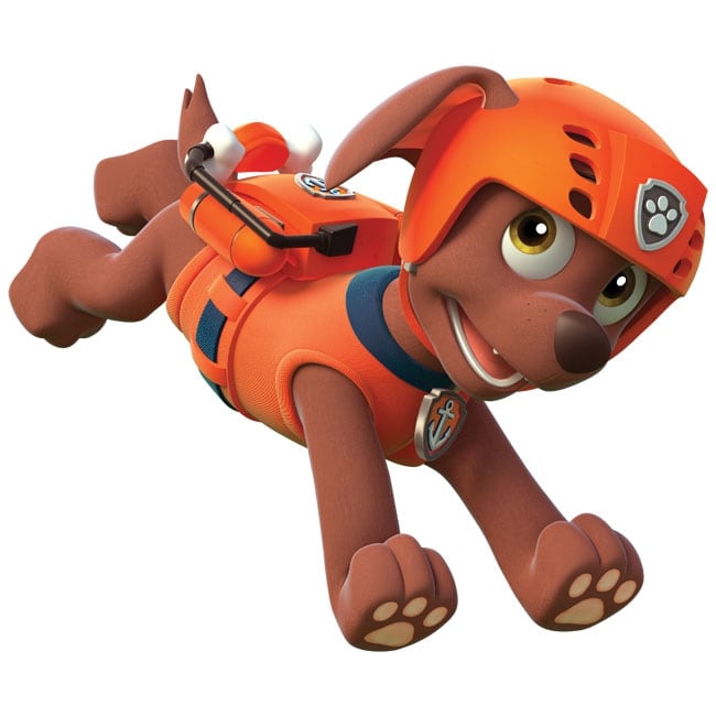 Children's stickers zuma the paw patrol