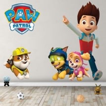 Stickers and children's vinyl rubble the paw patrol