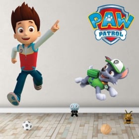 Vinyl and children's stickers rocky the paw patrol