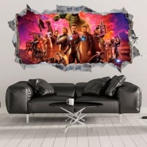Decorative vinyl 3d the avengers endgame