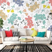 Murals flowers to decorate