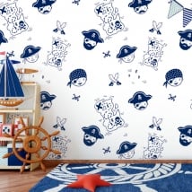 Wall murals for children or youth pirates of the caribbean