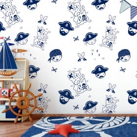 Wall murals for children or youth mermaid sea world