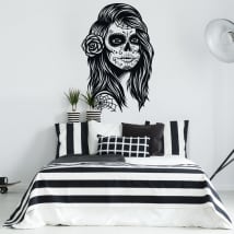 Stickers and decorative vinyl day of the dead