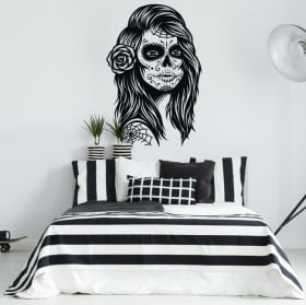 Stickers and decorative vinyl day of the dead