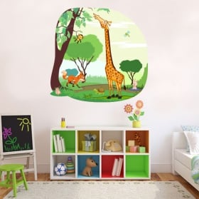 Decorative vinyl children bear and bees