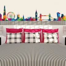 Decorative vinyl and stickers london skyline