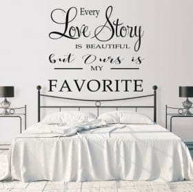 Decorative vinyl and love stickers