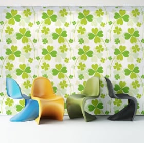 Vinyl wall murals flowers walls and objects