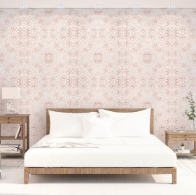 Wall murals of decorative vinyl nature
