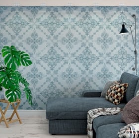 Photo murals vinyl walls vintage style