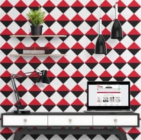 Photo murals vinyl walls retro style circles