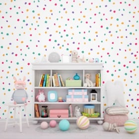 Wall murals for children or youth shapes of colors