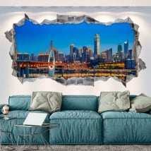 Vinyl walls china city of chongqing 3d