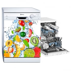 Vinyls for dishwashers fruit collage