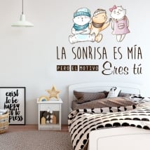 Decorative vinyl and stickers love quotes